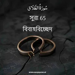 Surah 65 - Aṭ-Ṭalâq