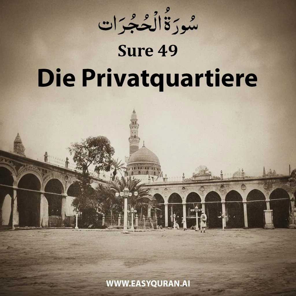 Surah 49 - الحُجُرَات