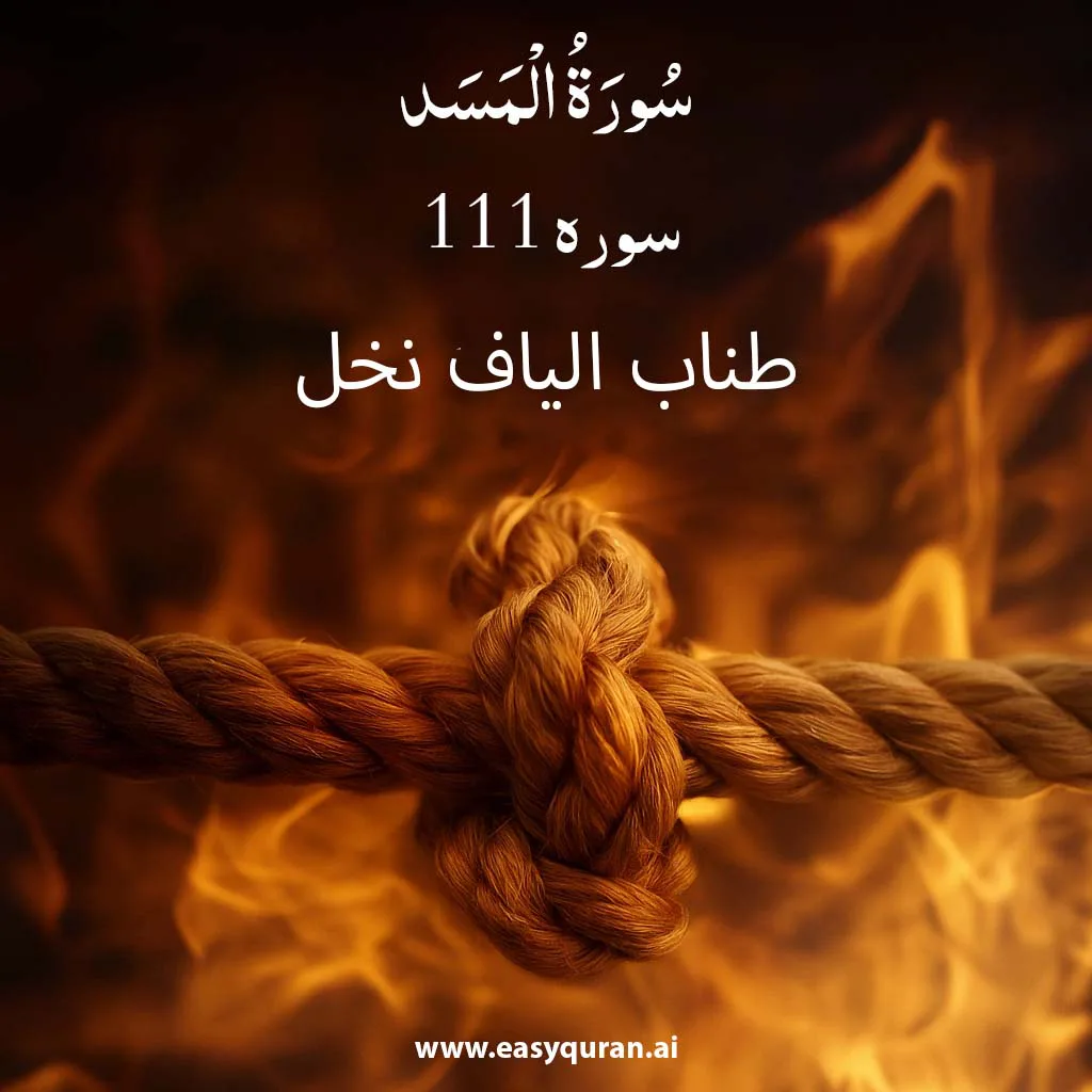 Surah 111 - المسد