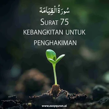 Surah 75 - القِيَامَة