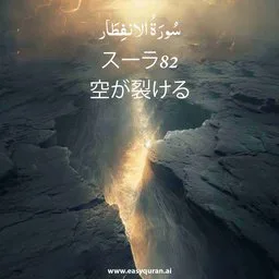 Surah 82 - Al-Infiṭâr