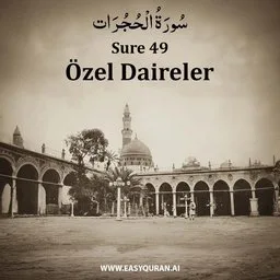 Surah 49 - Al-Ḥujurât