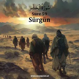 Surah 59 - Al-Ḥashr